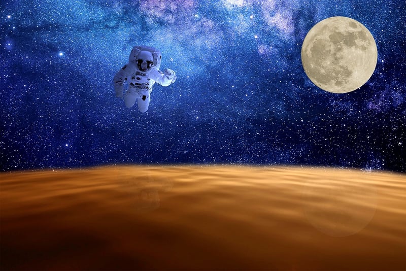 Astronaut in Zero Gravity